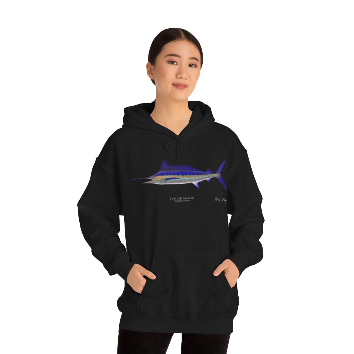 Striped Marlin Warm Hoodie