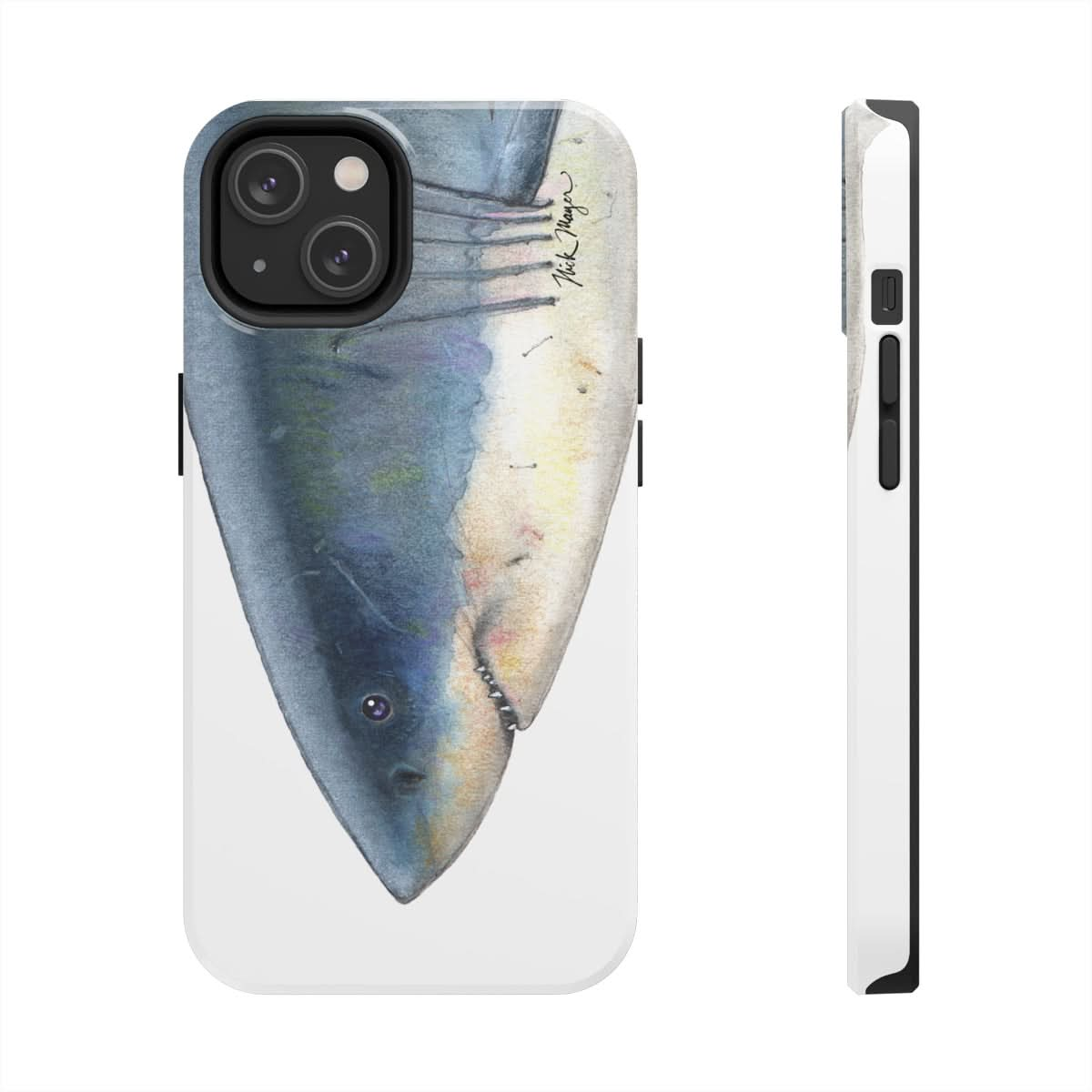 Great White Shark Face Phone Case (iPhone)