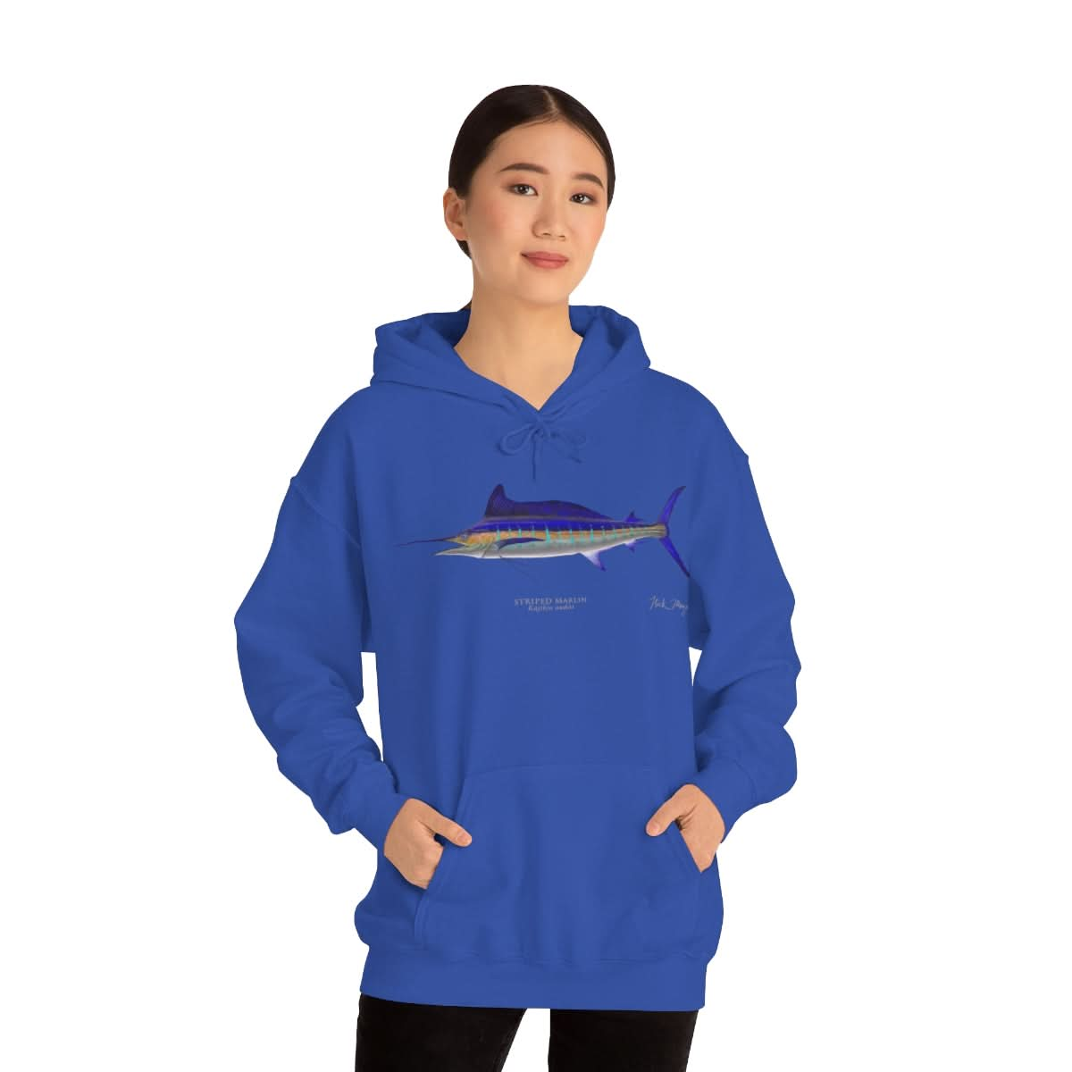 Striped Marlin Warm Hoodie