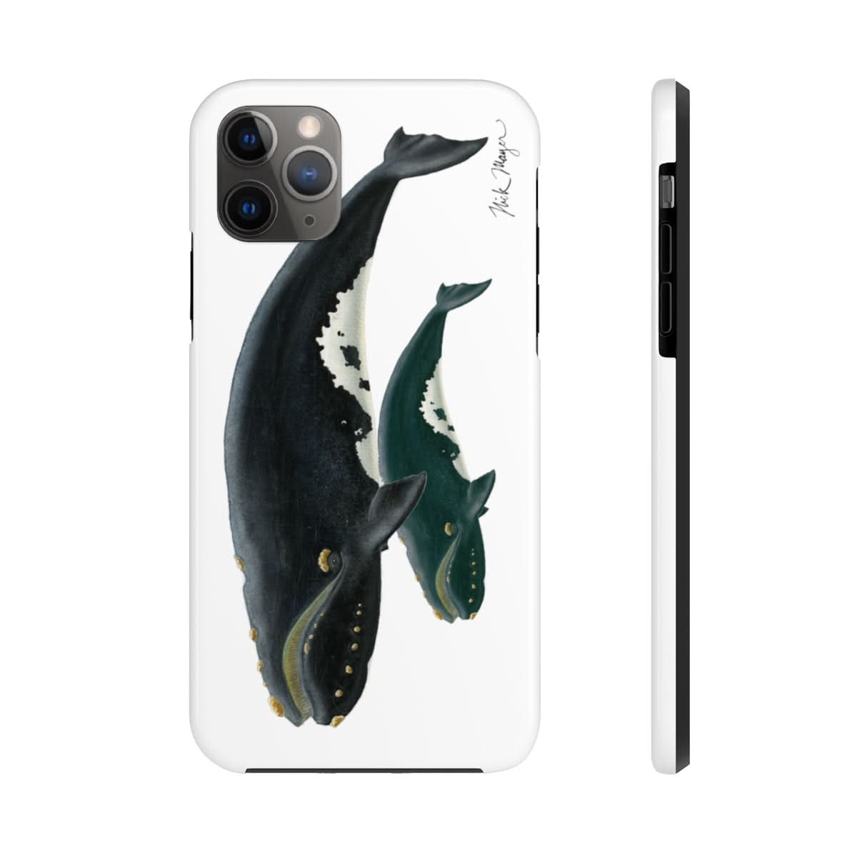 Mother & Calf Right Whale Phone Case (iPhone)