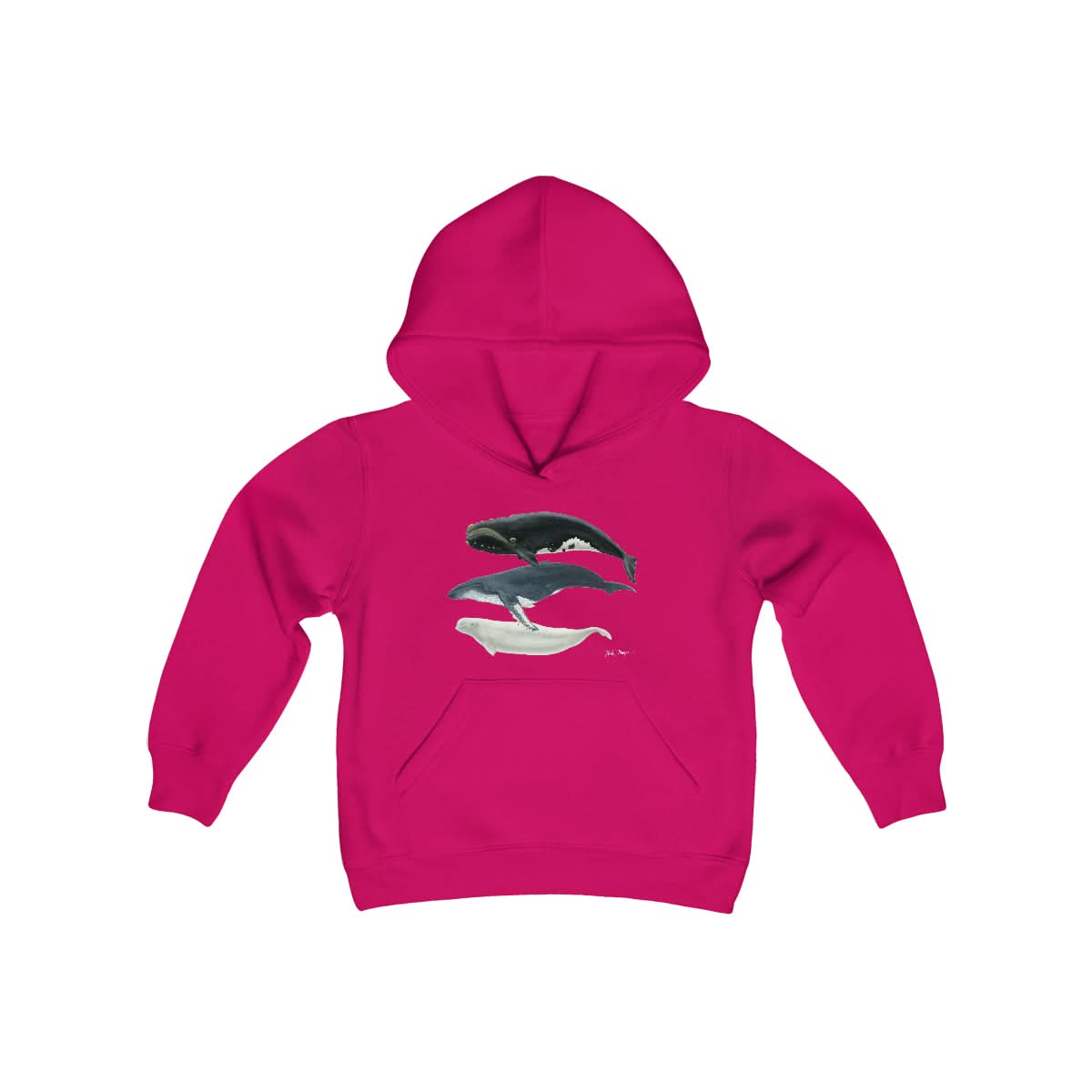 3 Whales Youth Warm Hoodie