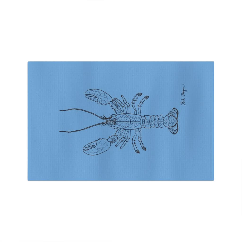 Lobster Drawing Soft Kitchen Towel