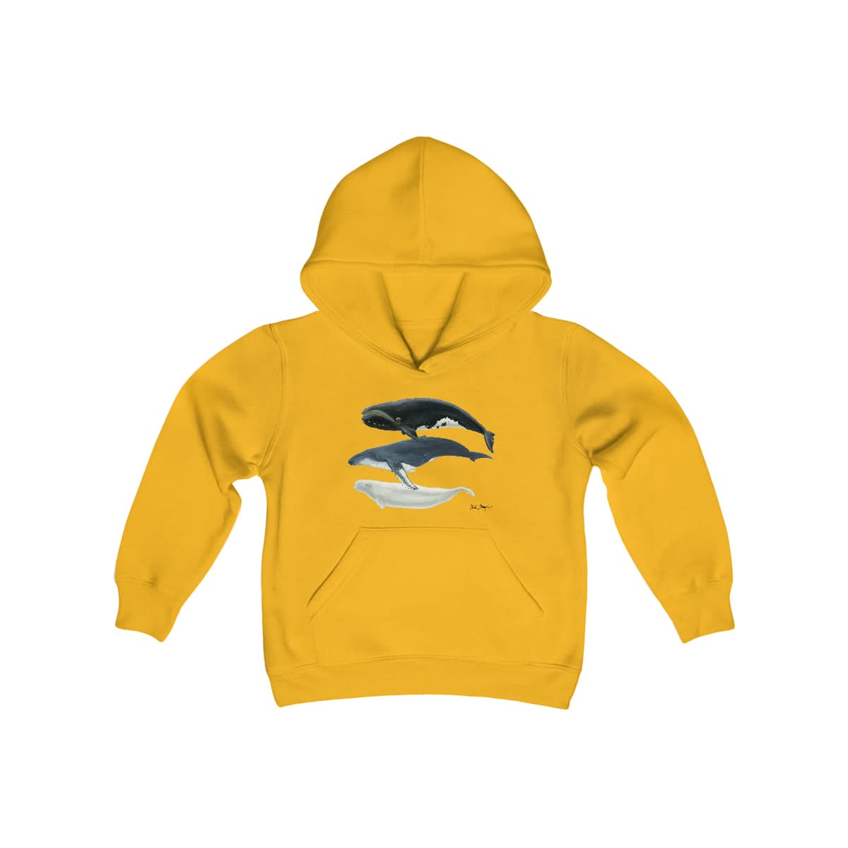 3 Whales Youth Warm Hoodie