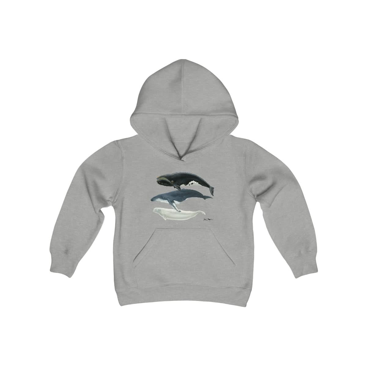 3 Whales Youth Warm Hoodie