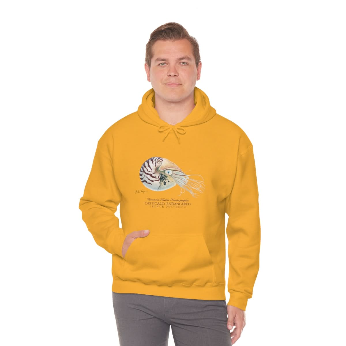 Endangered Chambered Nautilus Warm Hoodie