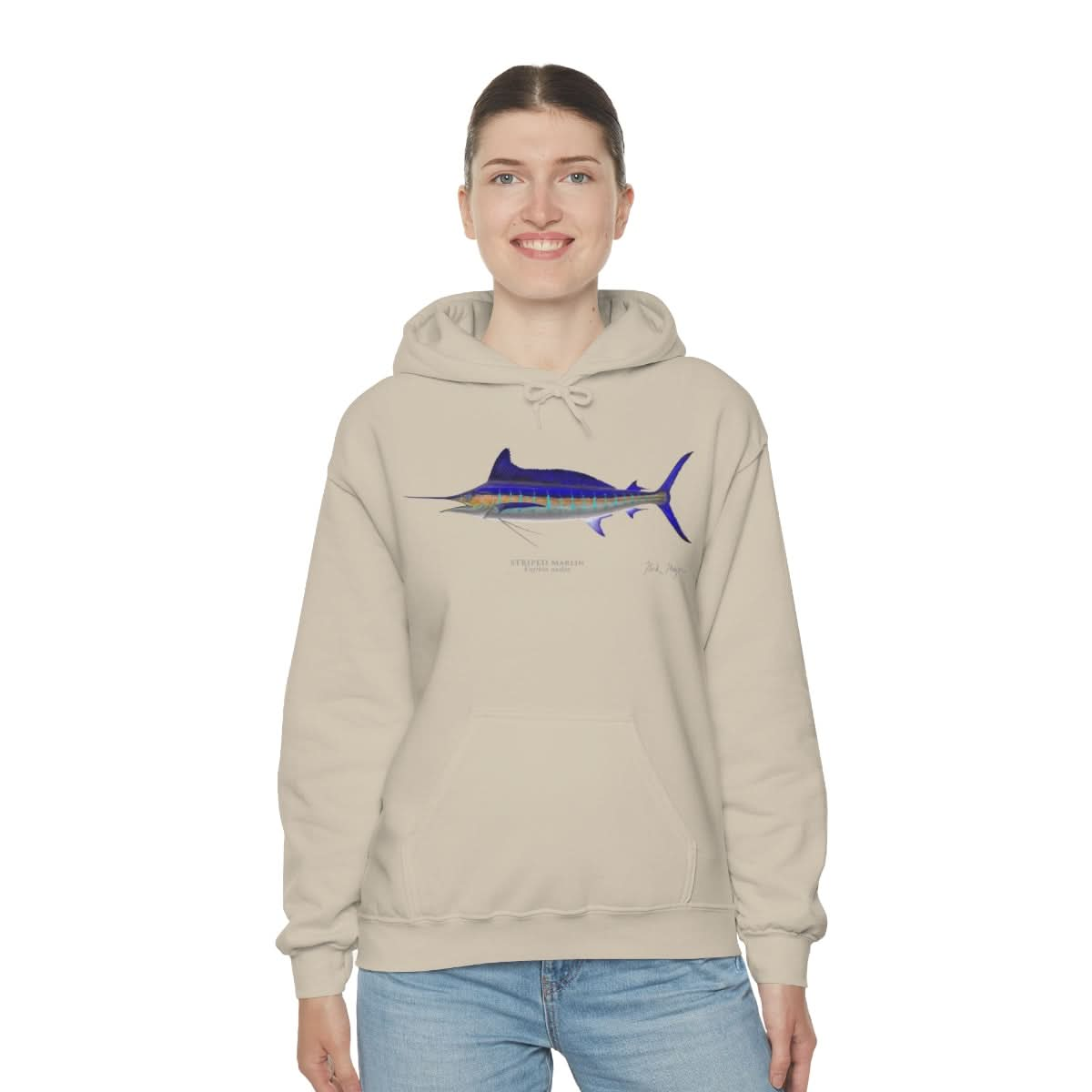 Striped Marlin Warm Hoodie