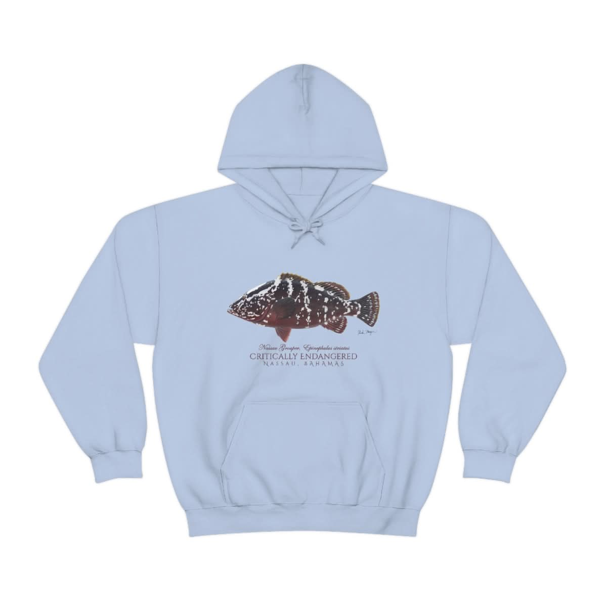 Endangered Nassau Grouper Warm Hoodie