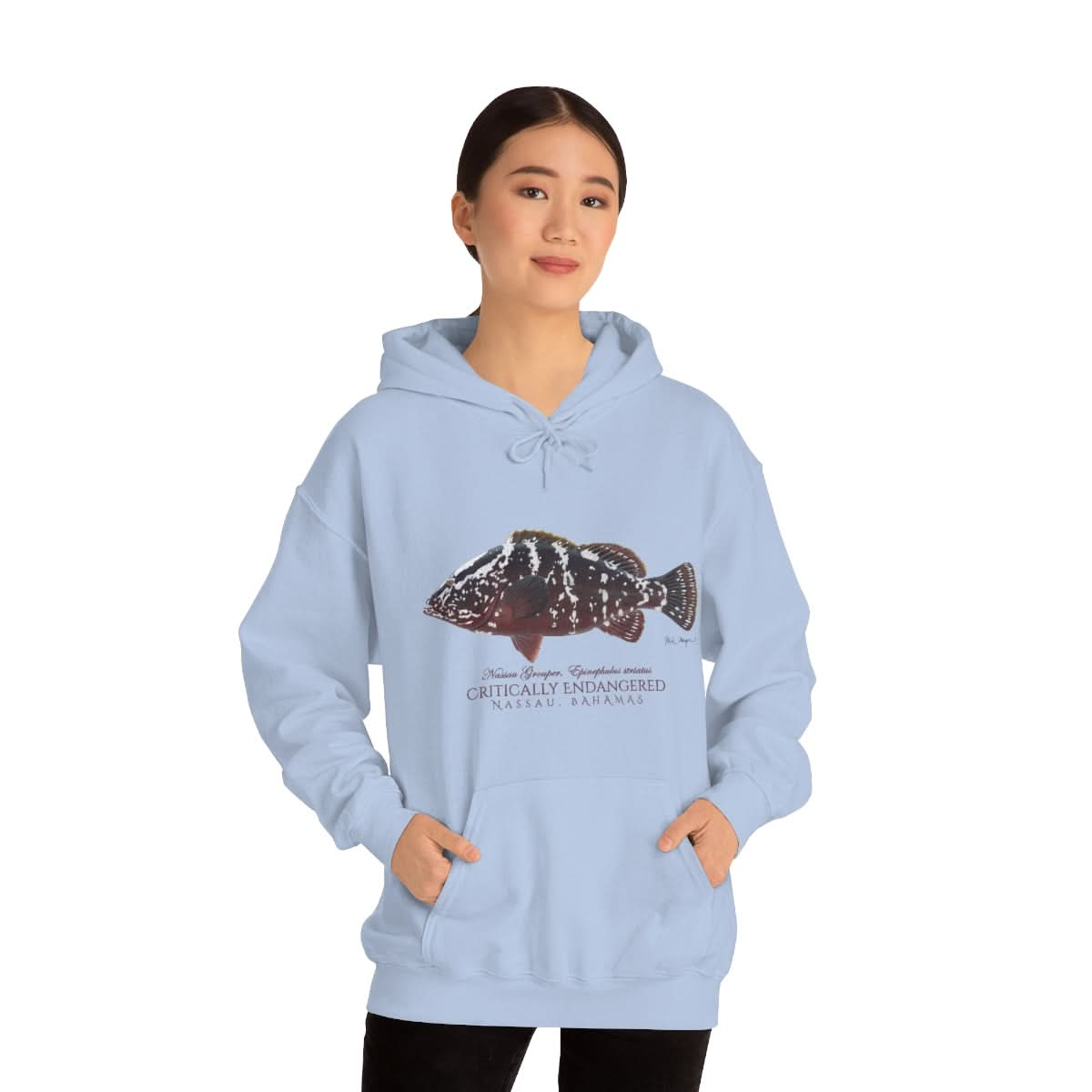 Endangered Nassau Grouper Warm Hoodie