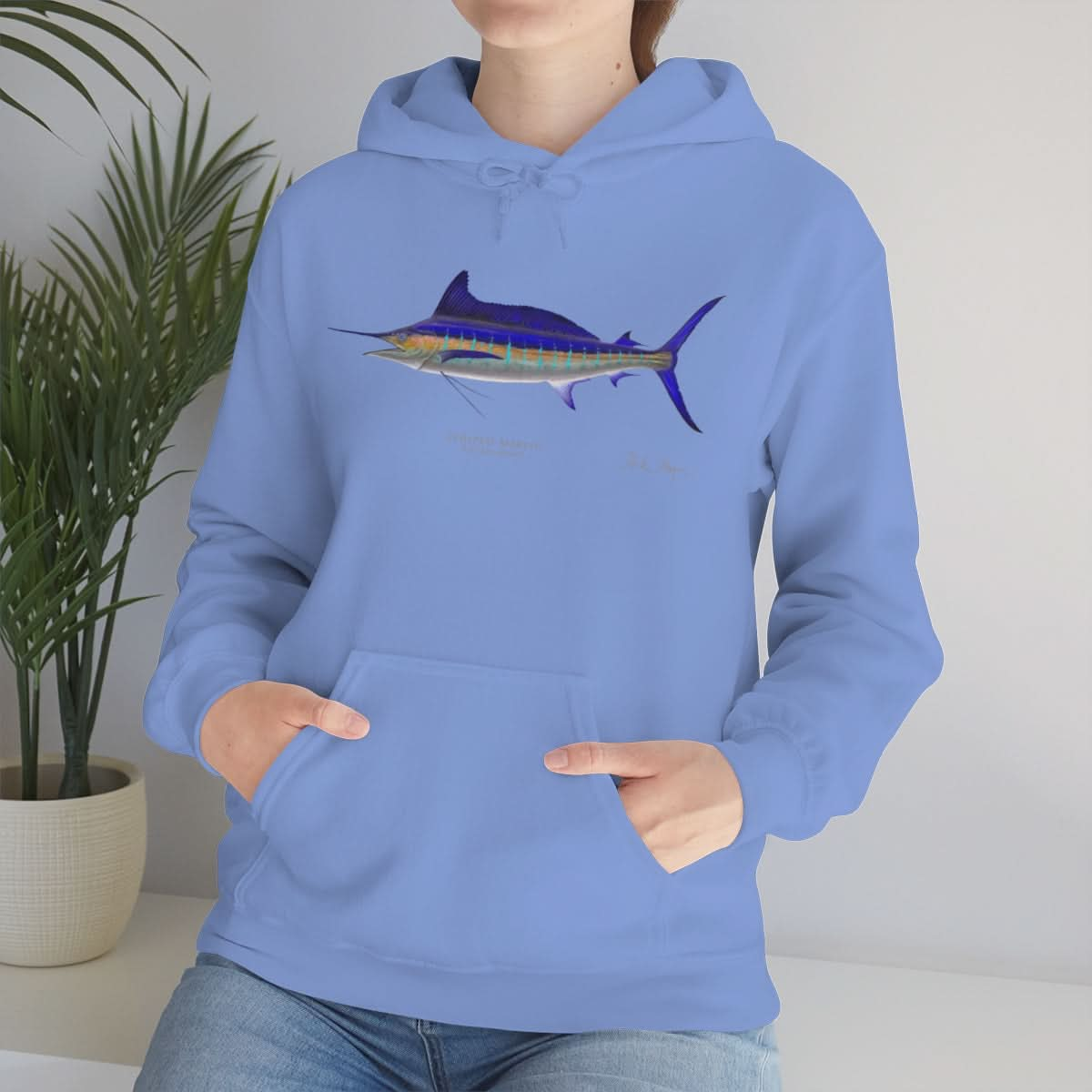 Striped Marlin Warm Hoodie