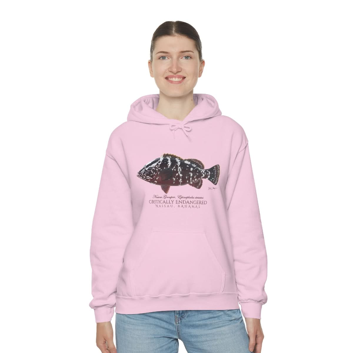 Endangered Nassau Grouper Warm Hoodie