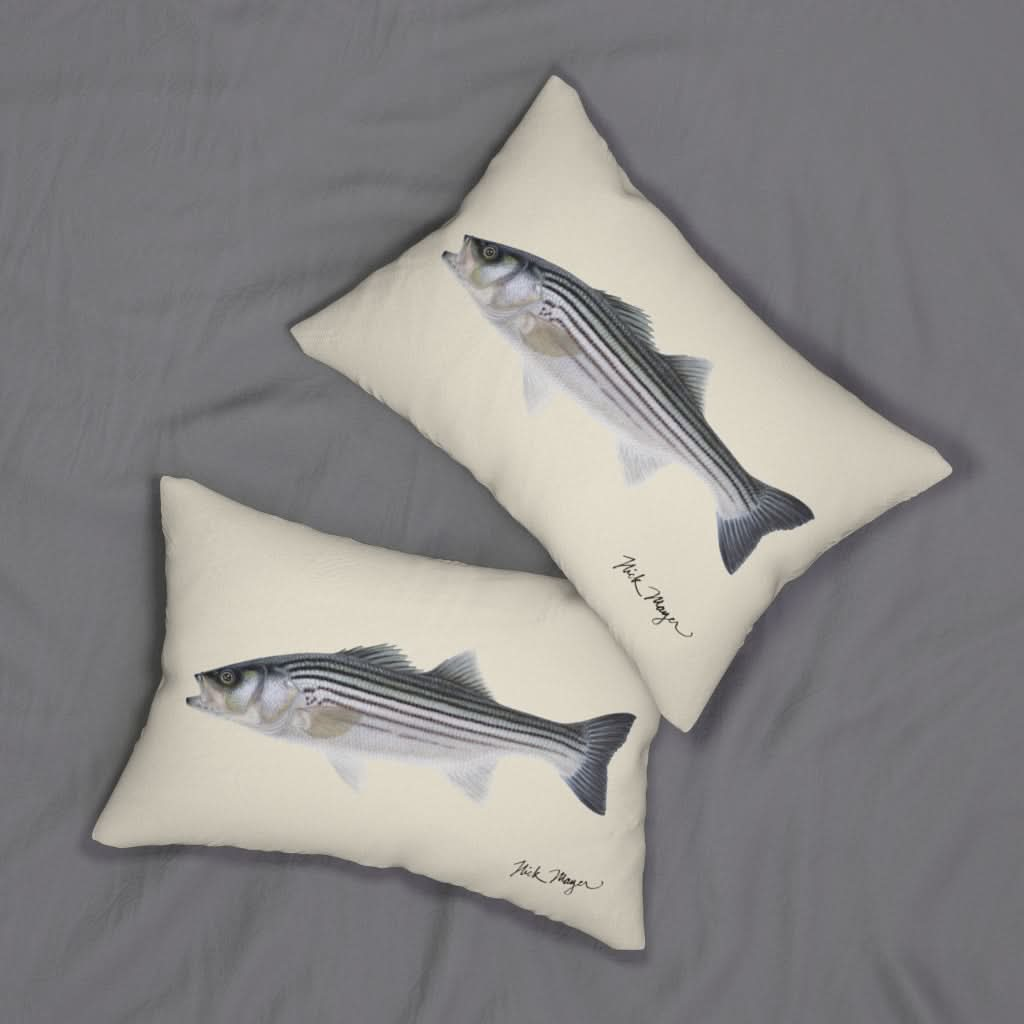 Schoolie Striper Throw Pillow