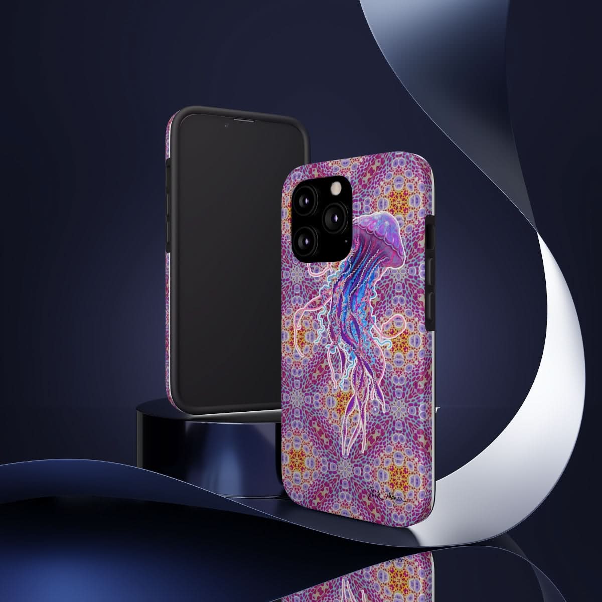 Psychedelic Jellyfish II Phone Case (iPhone)