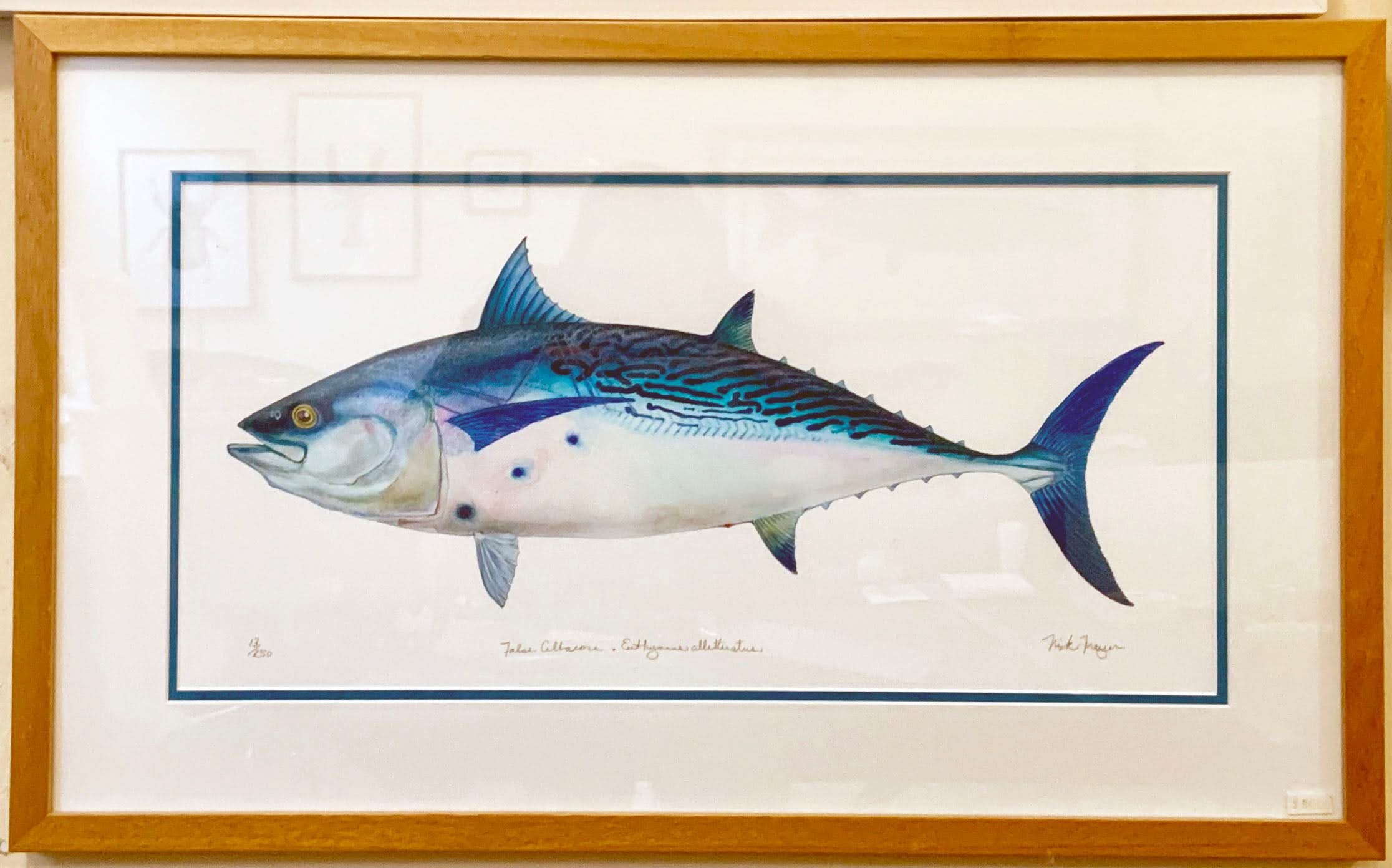 False Albacore II, Framed LG Hand-Signed Print