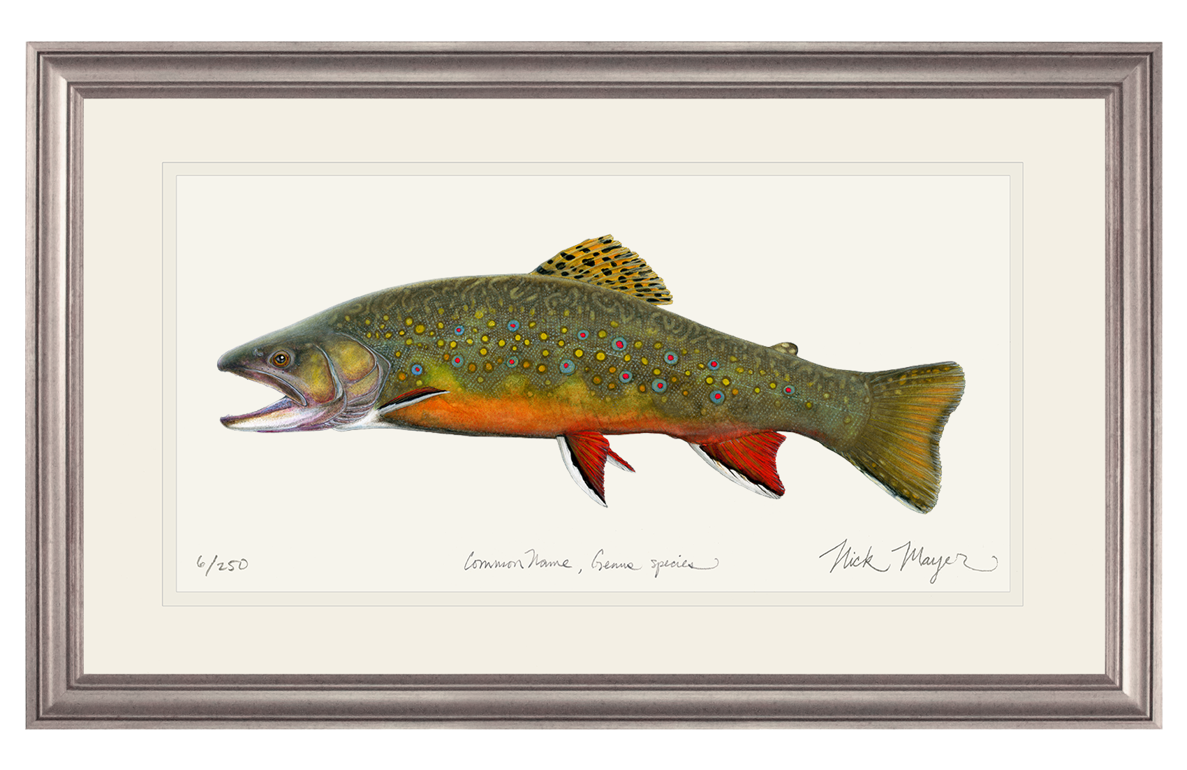 Beaver Pond Brook Trout Limited Edition Print - Best Seller