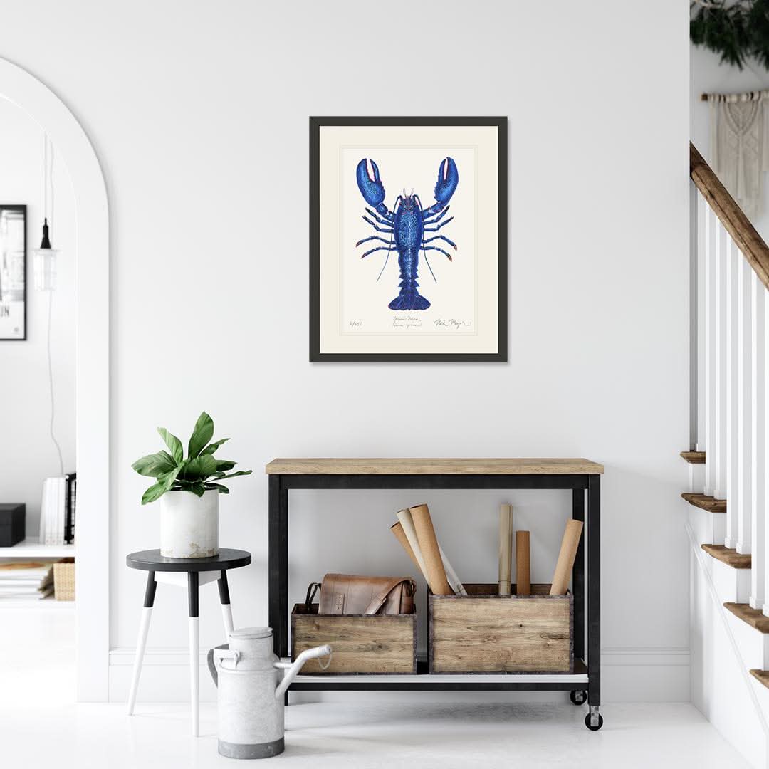 Blue Lobster II Print
