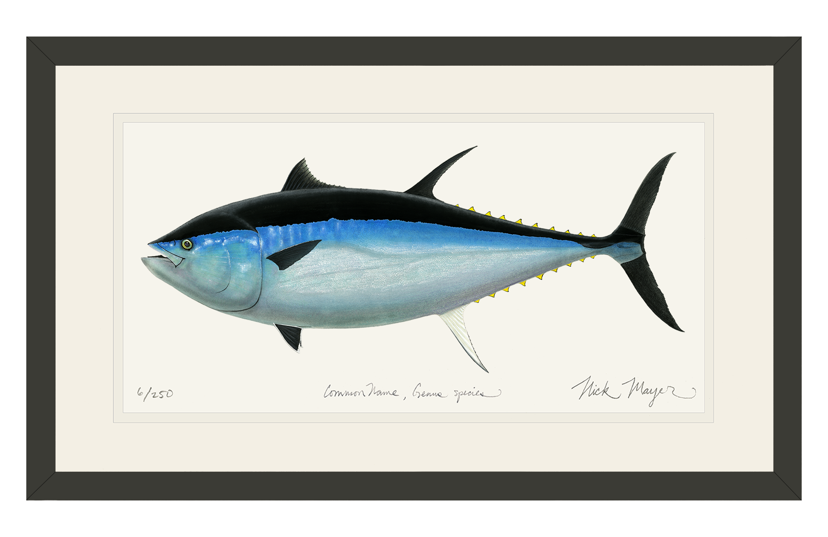Custom Abstract Tuna Fishing Shirt - Hoodie