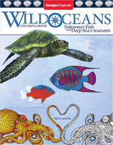 Wild Oceans Coloring Book, Signed by Nick Mayer