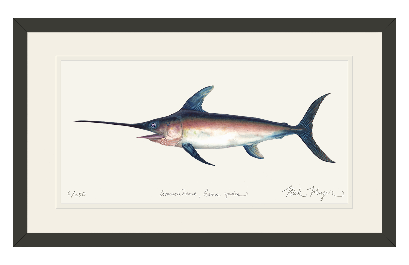 Swordfish Limited Edition Print