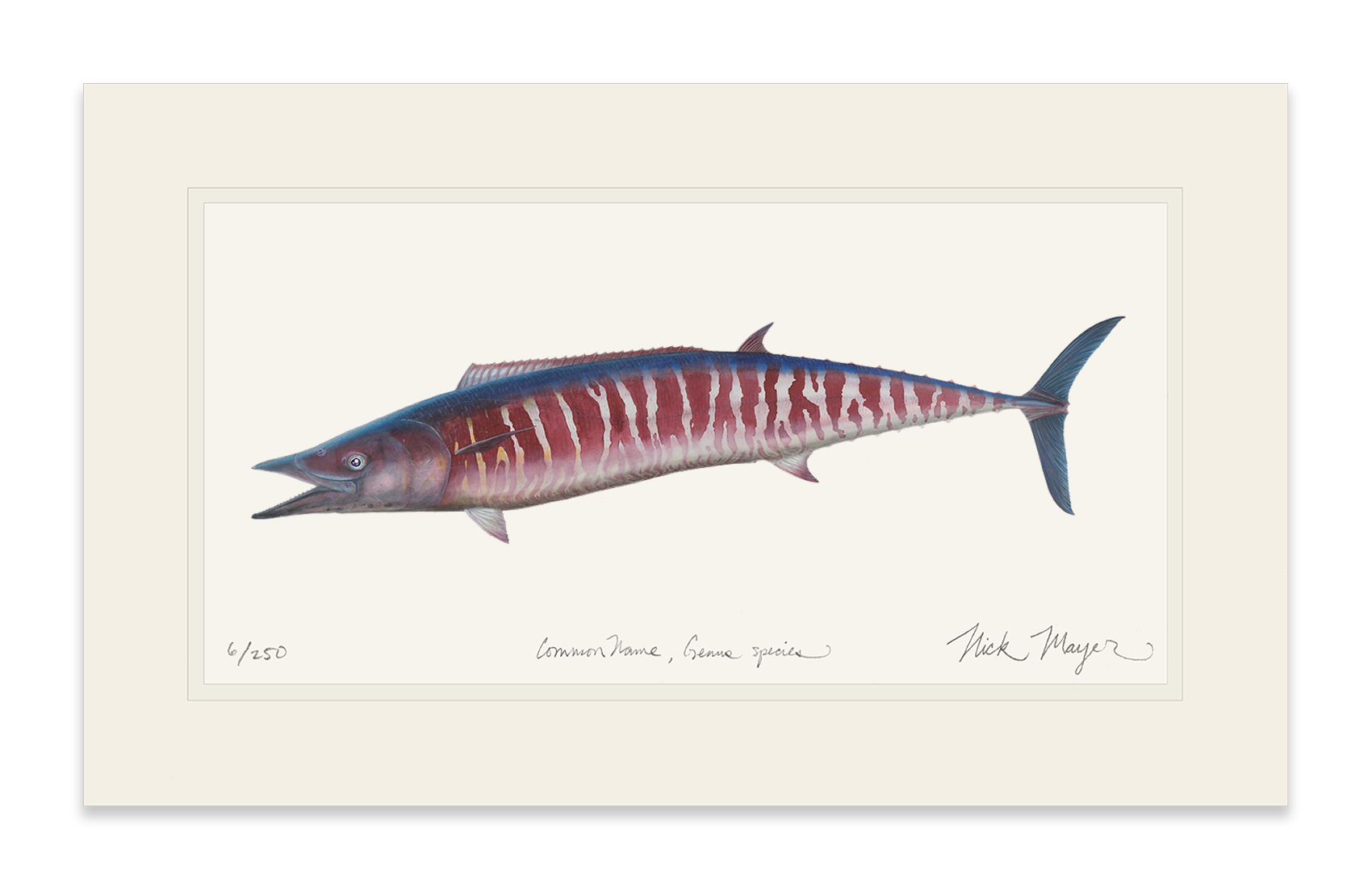 Wahoo Limited Edition Print