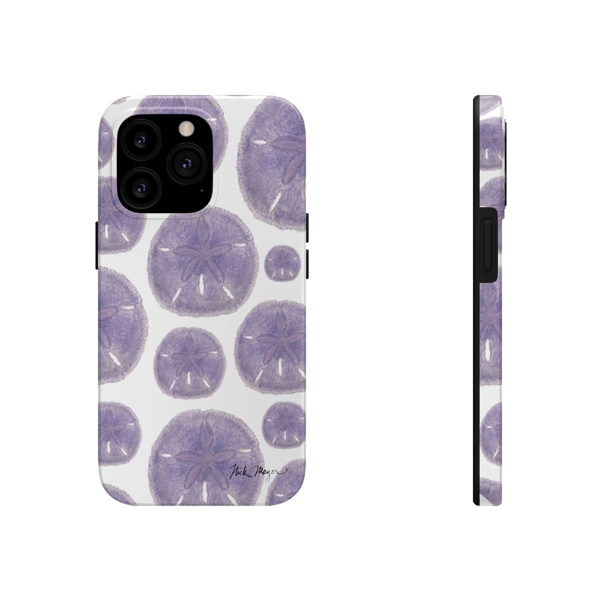 Purple Sand Dollars Phone Case (iPhone)