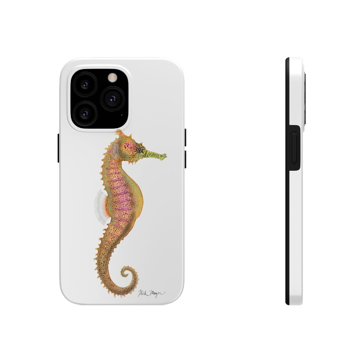 Pink Seahorse Phone Case (iPhone)