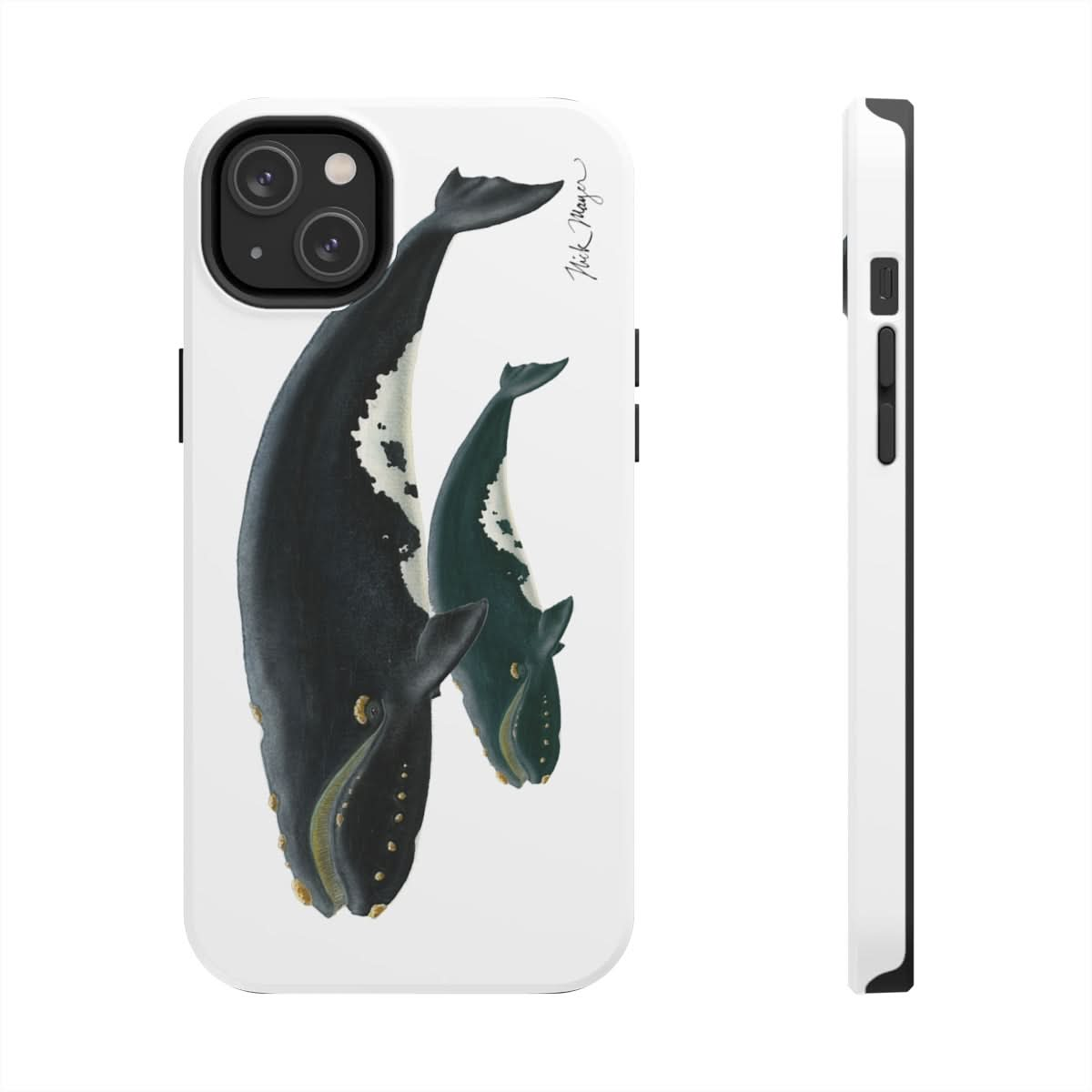 Mother & Calf Right Whale Phone Case (iPhone)