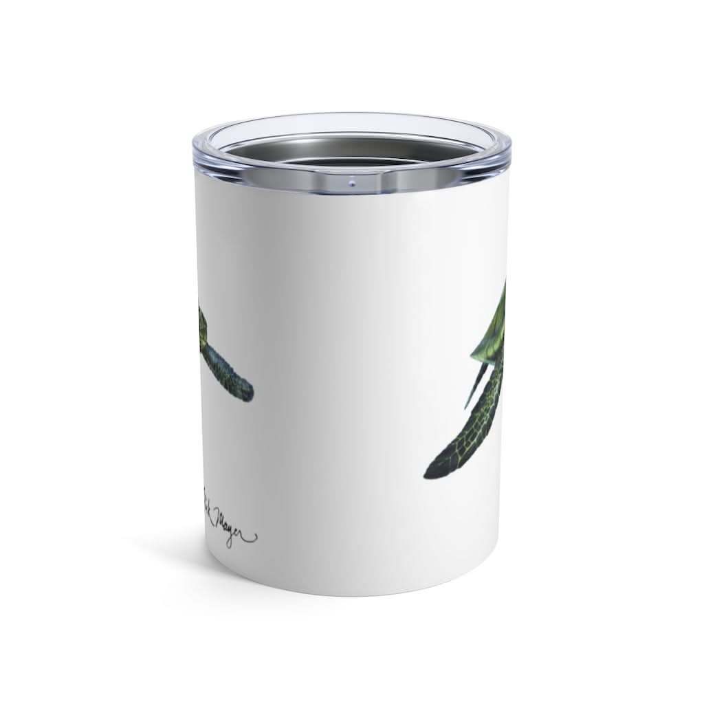 Green Sea Turtle, 10 oz Steel Tumbler