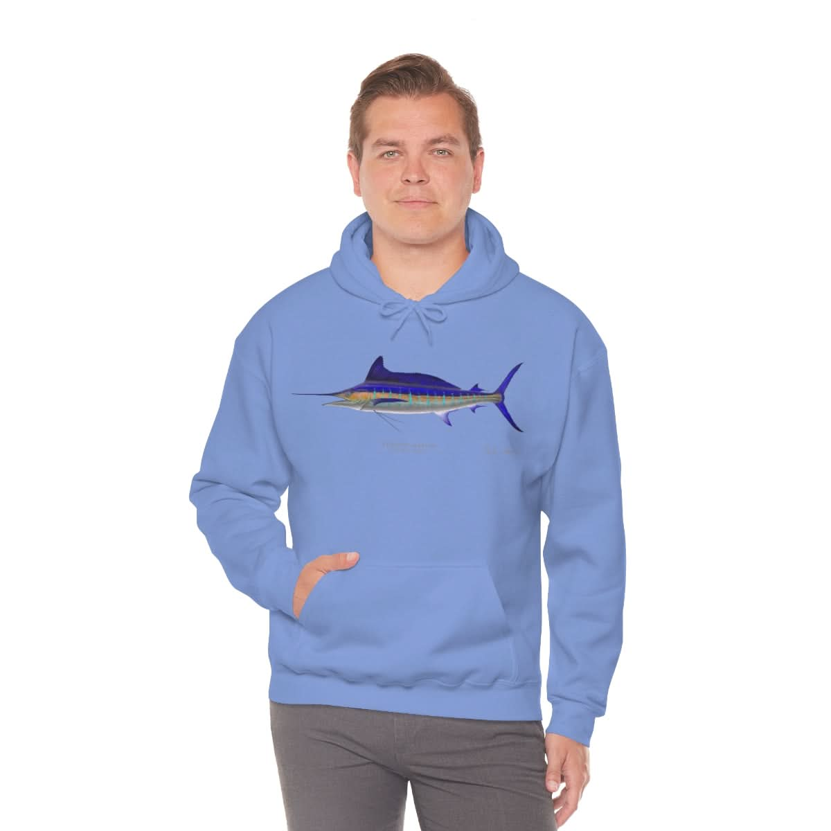 Striped Marlin Warm Hoodie