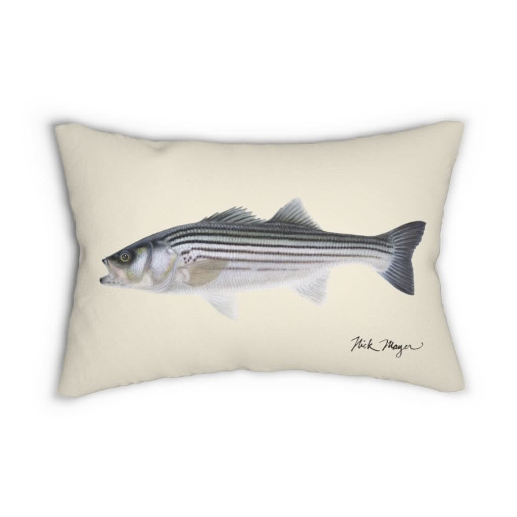 Schoolie Striper Throw Pillow