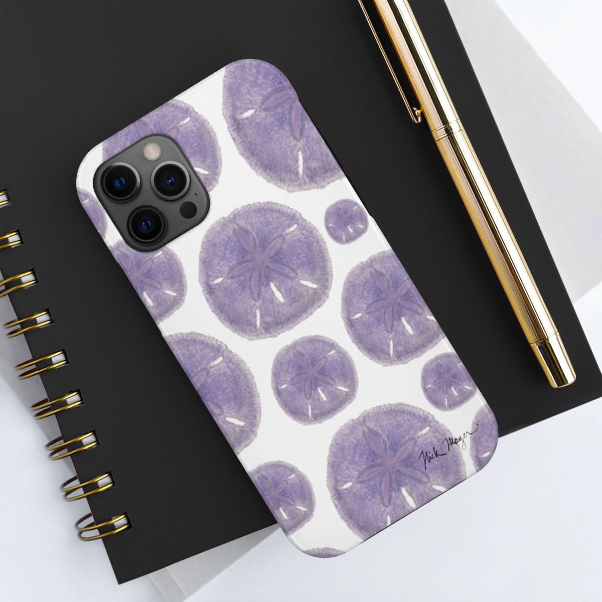 Purple Sand Dollars Phone Case (iPhone)