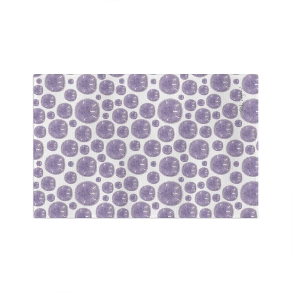 Purple Sand Dollar Soft Kitchen Towel