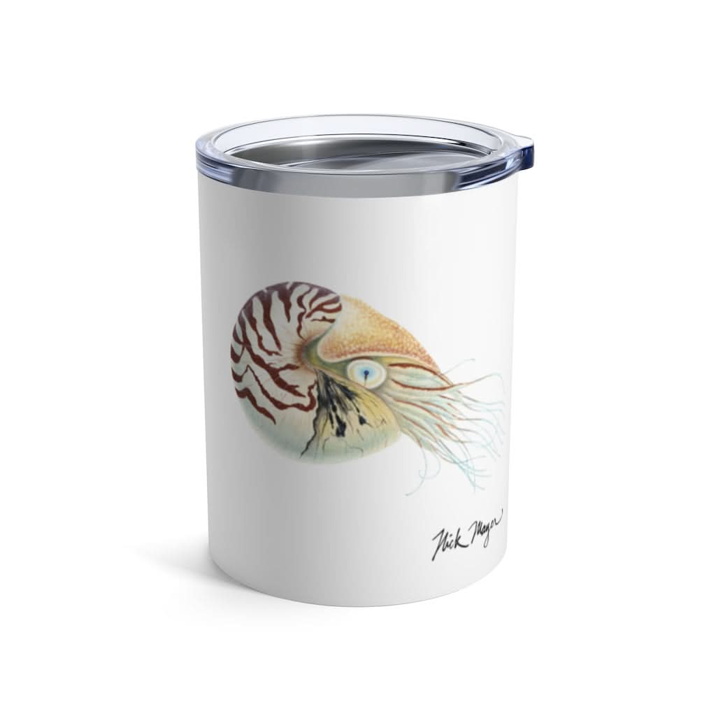 Chambered Nautilus, 10 oz Steel Tumbler