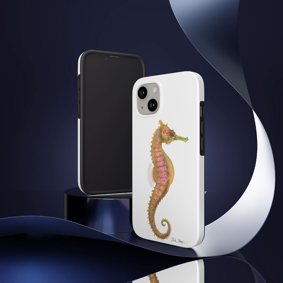 Pink Seahorse Phone Case (iPhone)