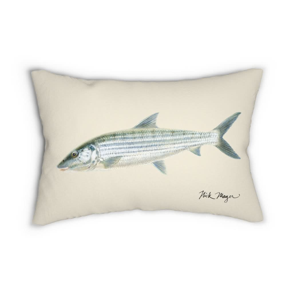 Bonefish Throw Pillow