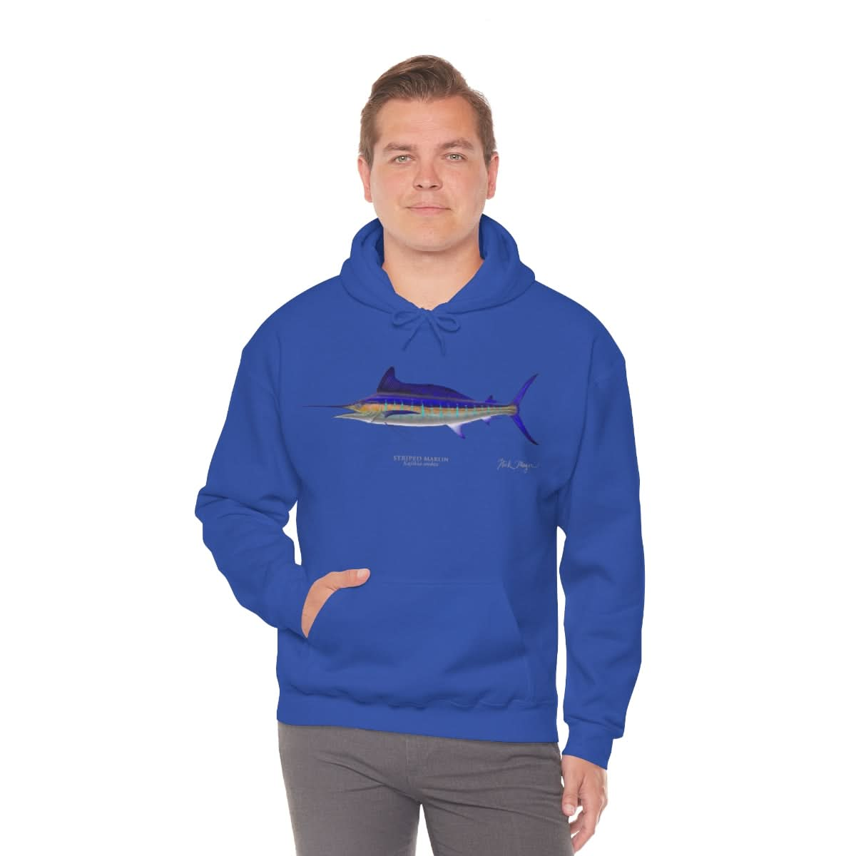 Striped Marlin Warm Hoodie