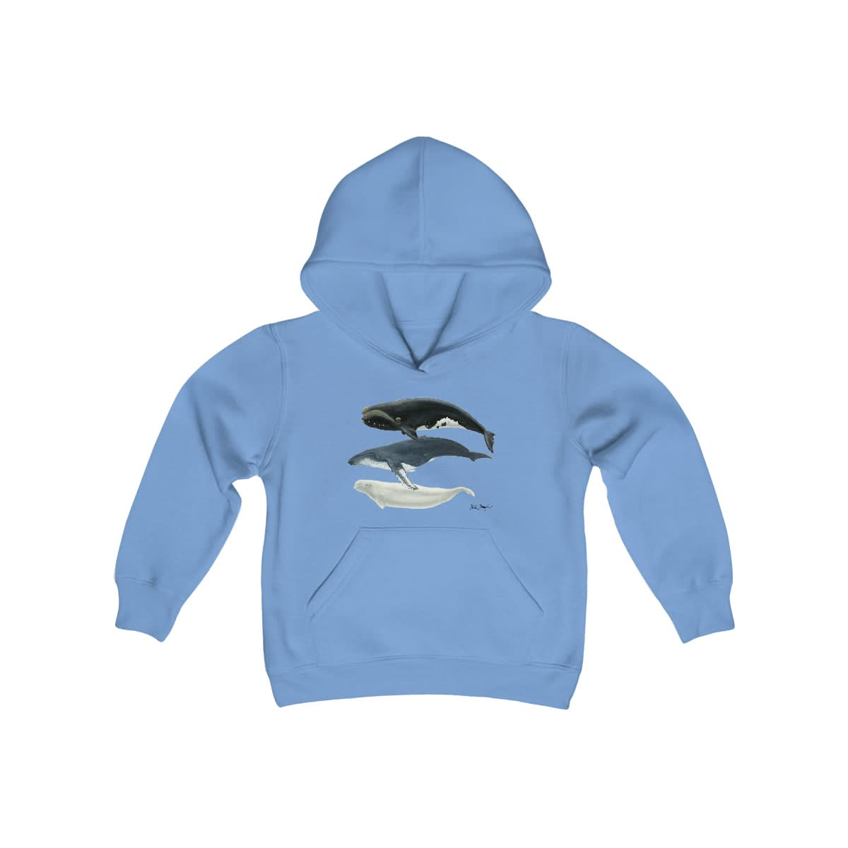 3 Whales Youth Warm Hoodie