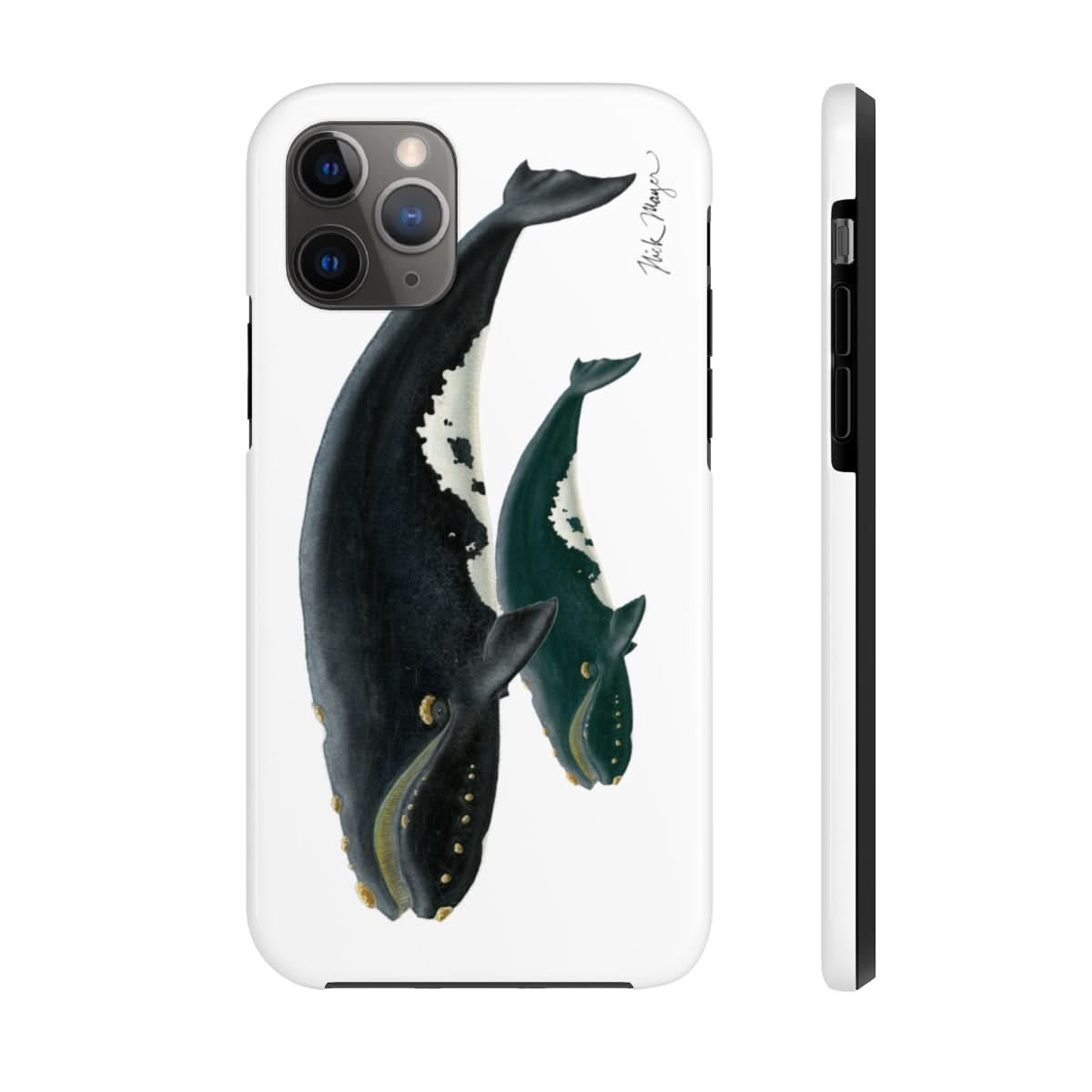 Mother & Calf Right Whale Phone Case (iPhone)