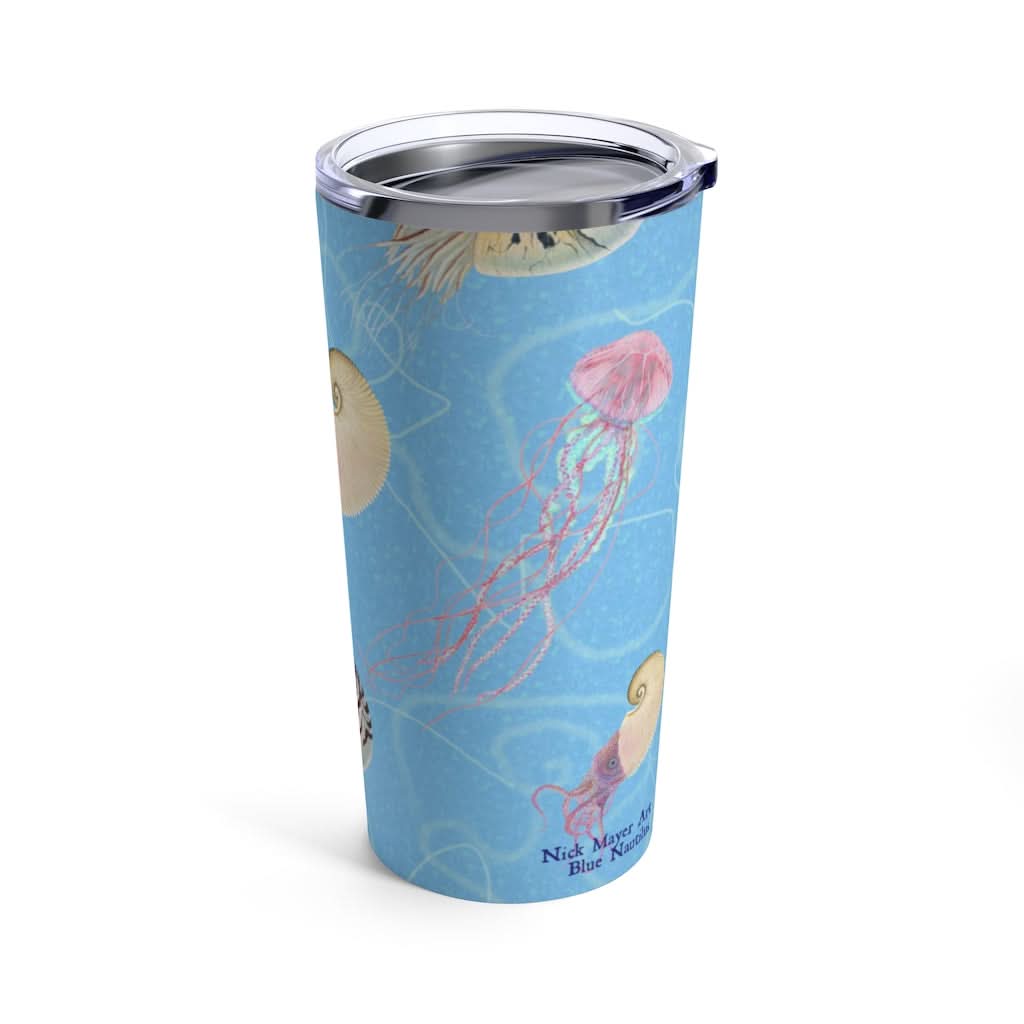 Blue Nautilus, 20 oz Steel Tumbler