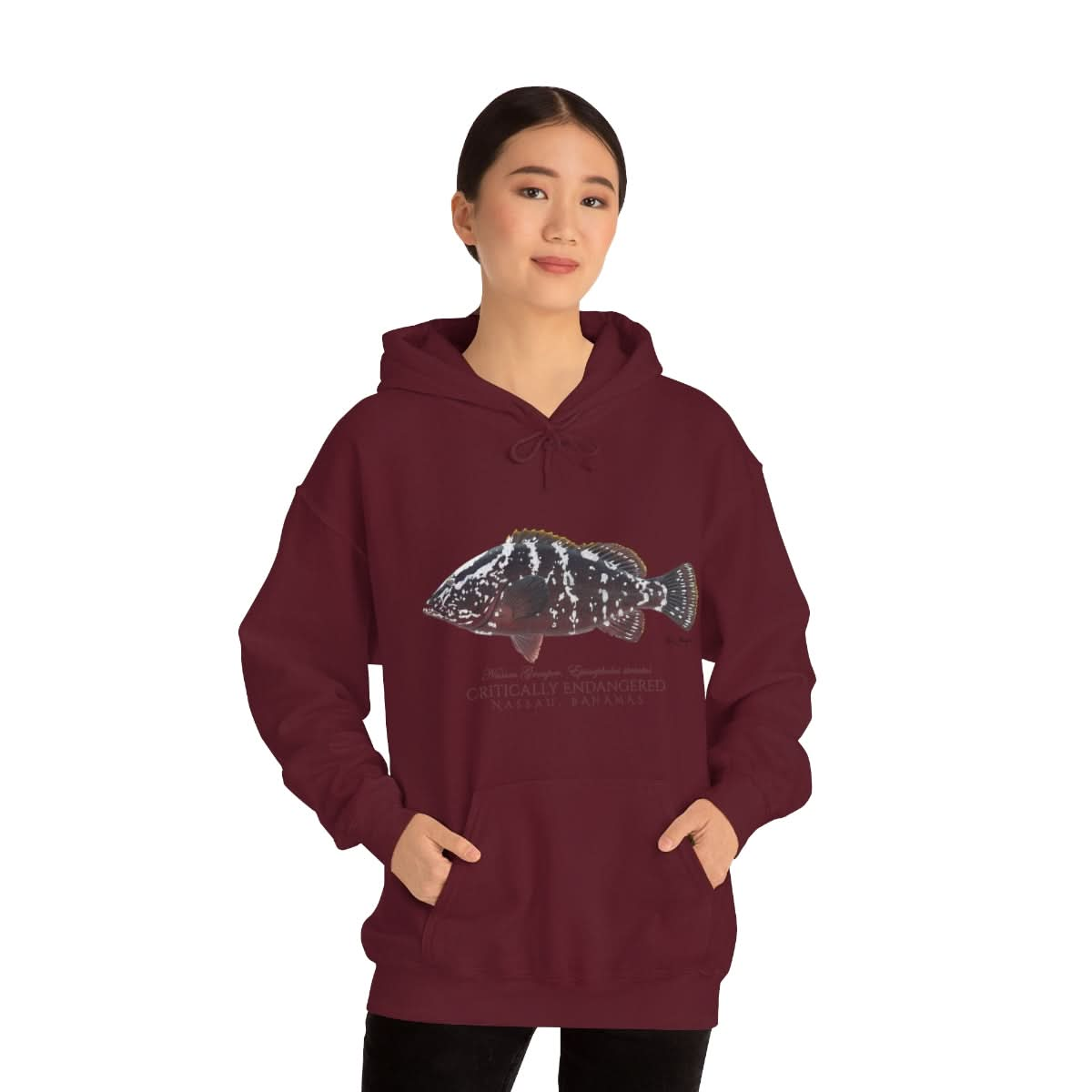 Endangered Nassau Grouper Warm Hoodie