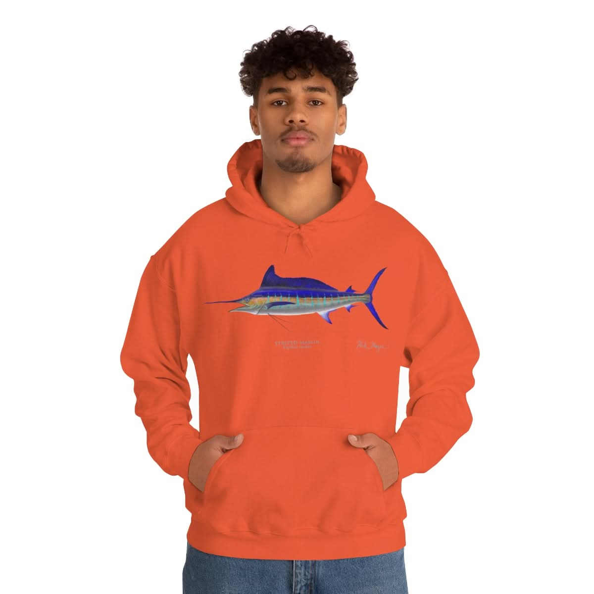 Striped Marlin Warm Hoodie