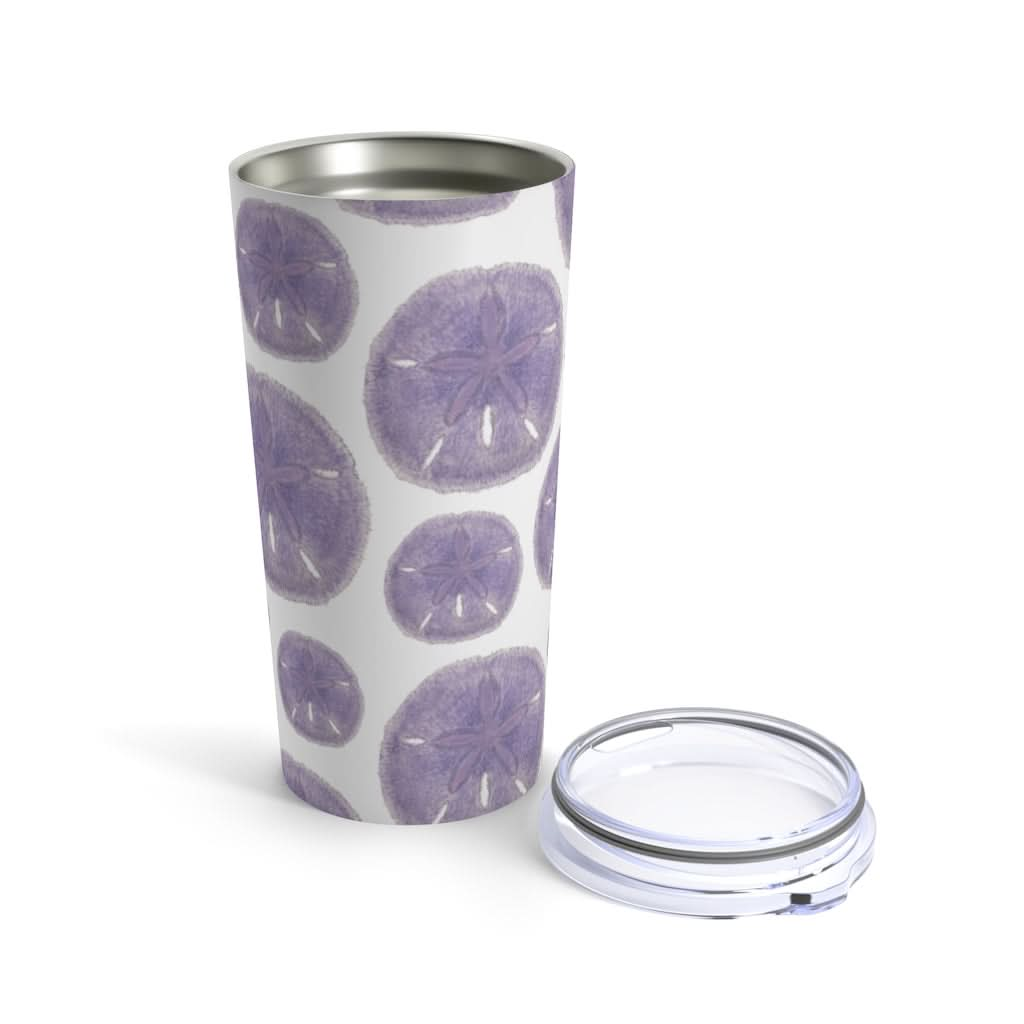 Purple Sand Dollars, 20 oz Steel Tumbler