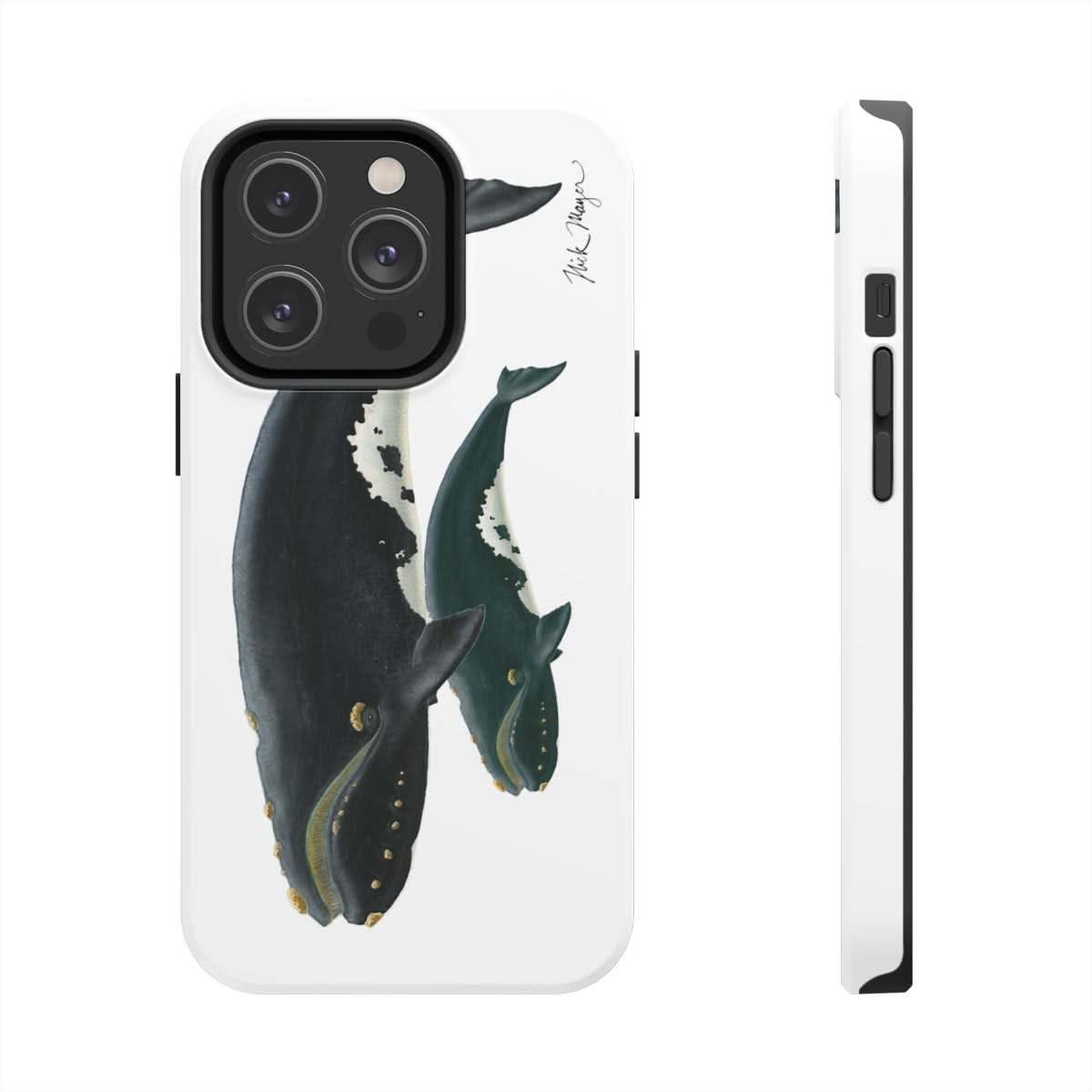 Mother & Calf Right Whale Phone Case (iPhone)