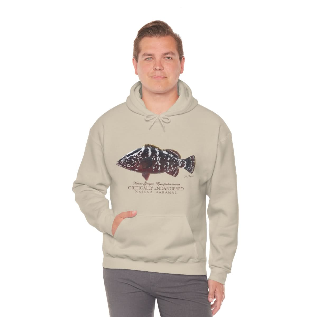 Endangered Nassau Grouper Warm Hoodie