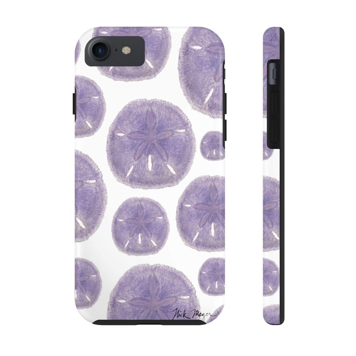 Purple Sand Dollars Phone Case (iPhone)