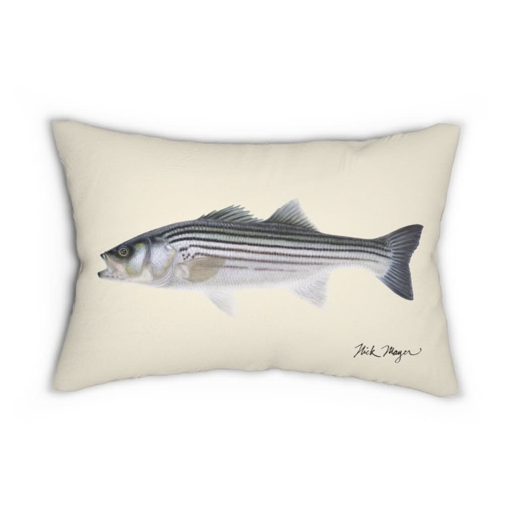 Schoolie Striper Throw Pillow