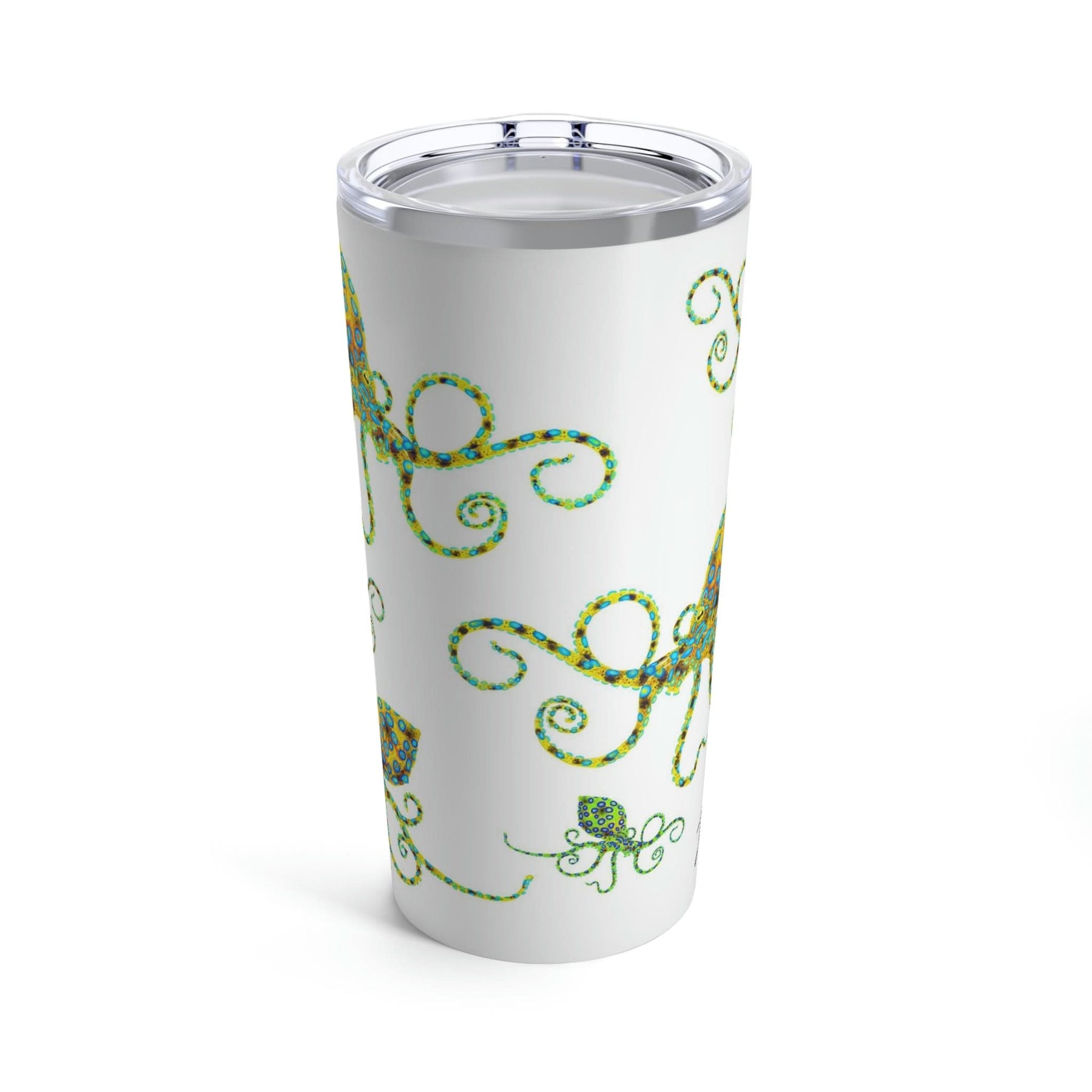 Blue Ringed Octopus Family, 20 oz Steel Tumbler