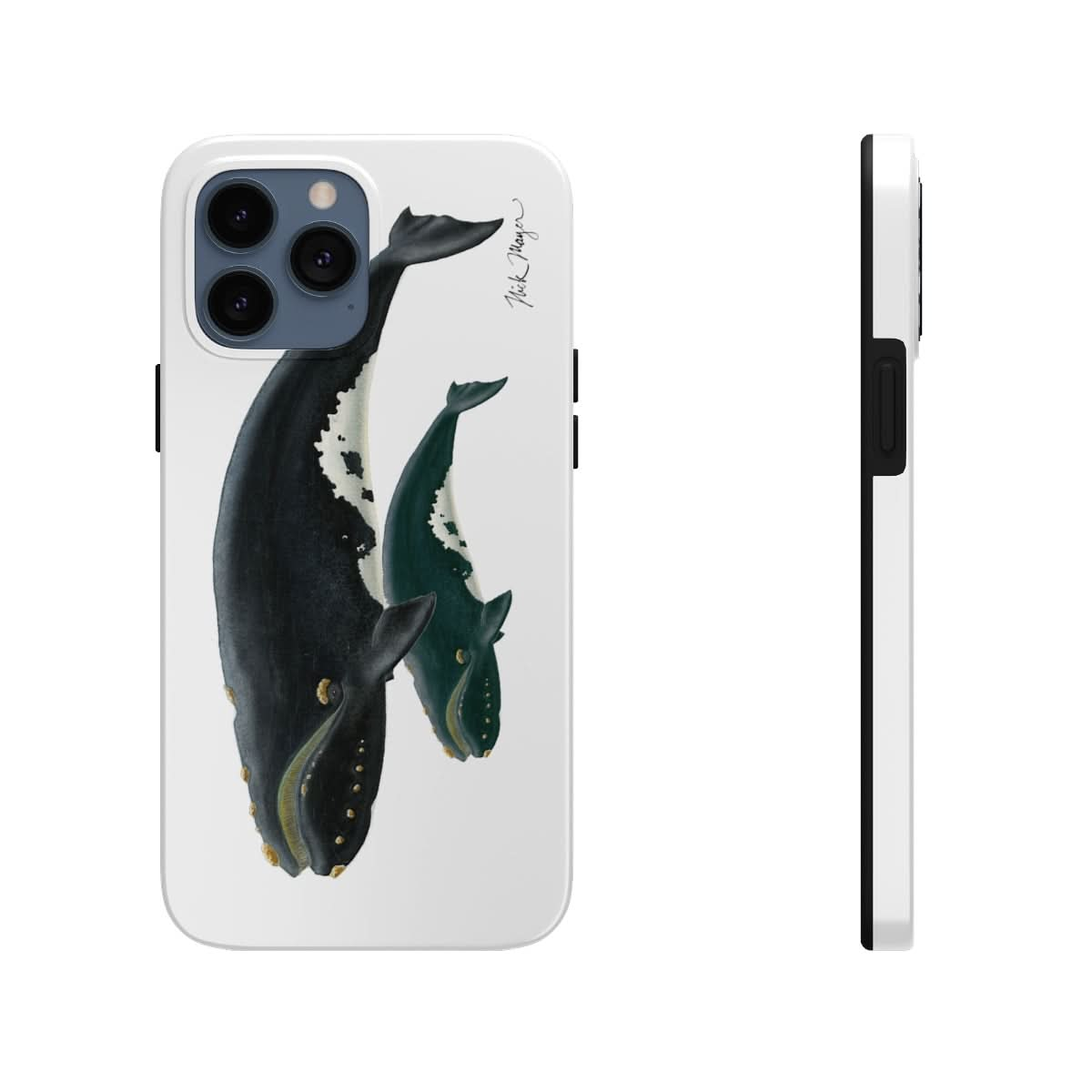 Mother & Calf Right Whale Phone Case (iPhone)