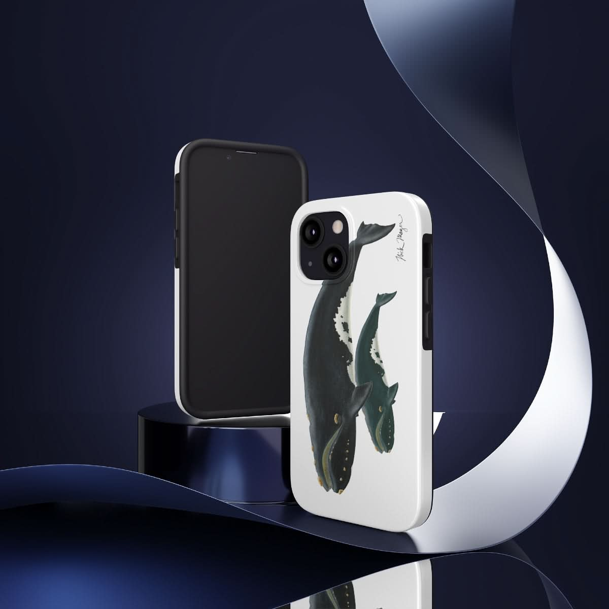 Mother & Calf Right Whale Phone Case (iPhone)