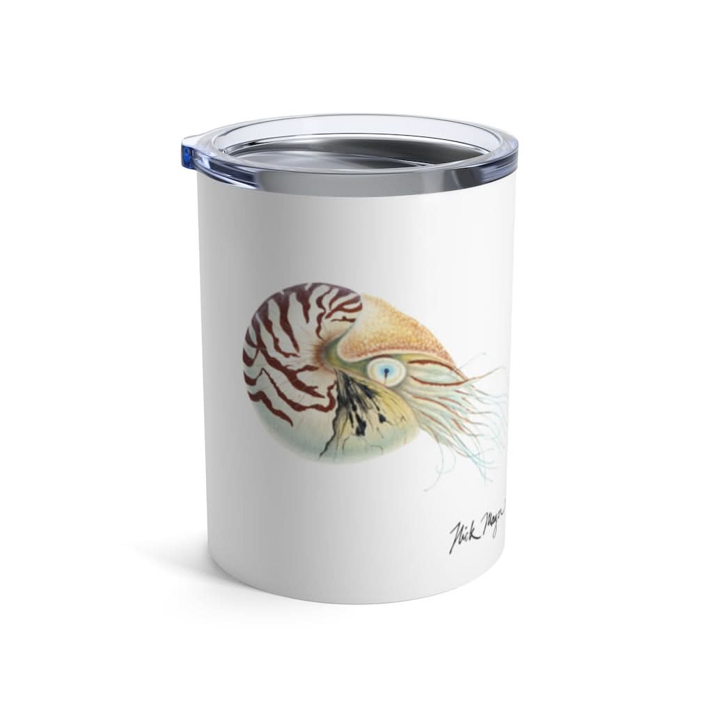 Chambered Nautilus, 10 oz Steel Tumbler