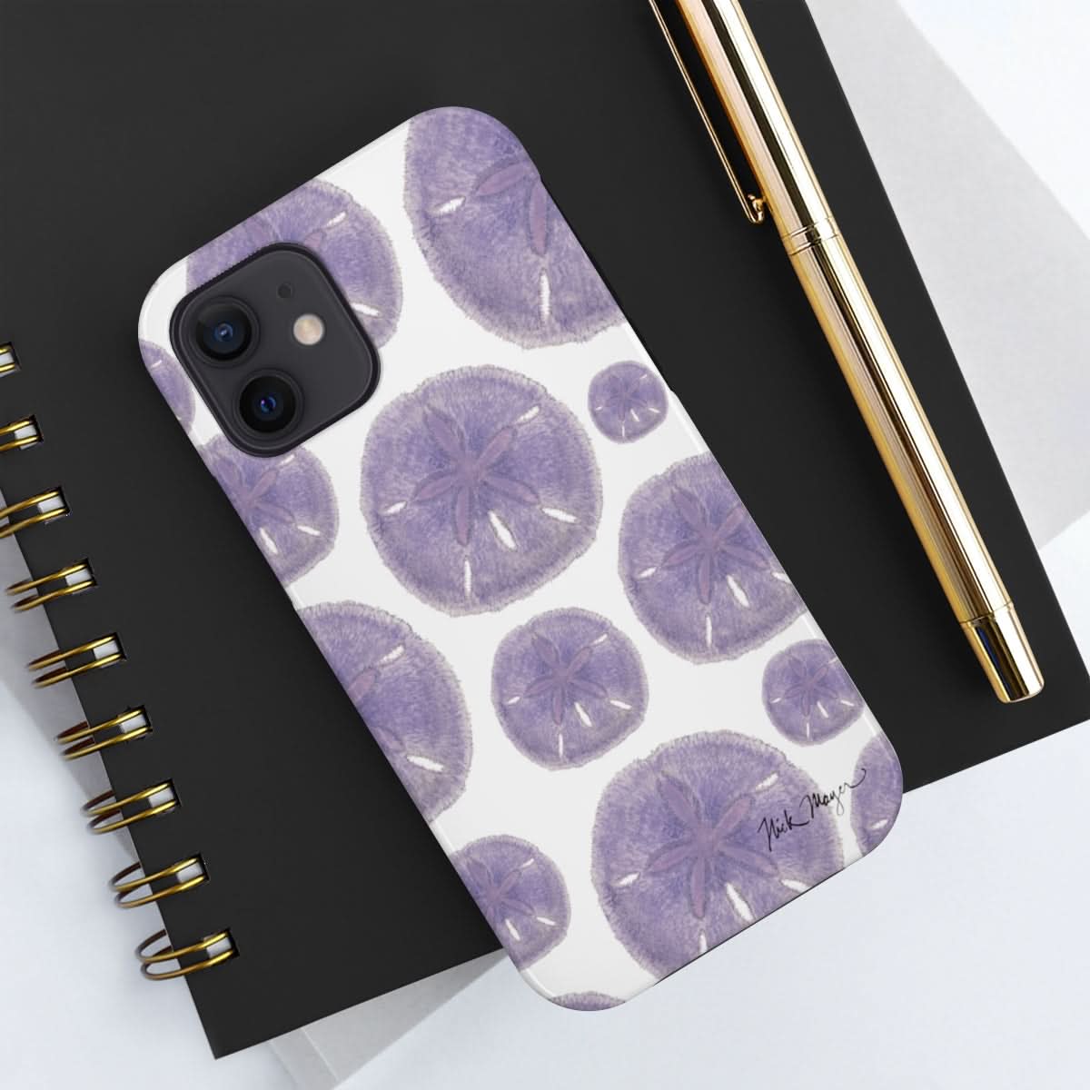 Purple Sand Dollars Phone Case (iPhone)